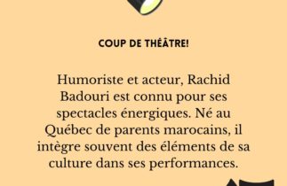 Rachid Badouri, un humoriste et acteur polyvalent